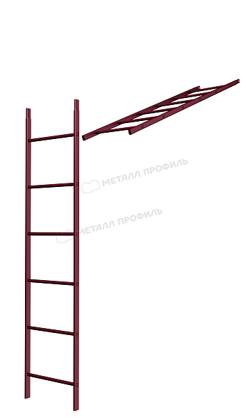 Такой товар, как Лестница кровельная стеновая дл. 1860 мм без кронштейнов (3005), можно купить в нашем интернет-магазине.
